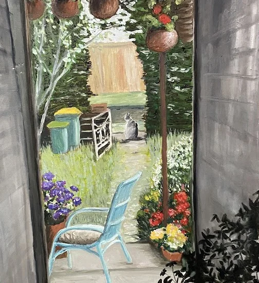 Victoria Farrell's painting.